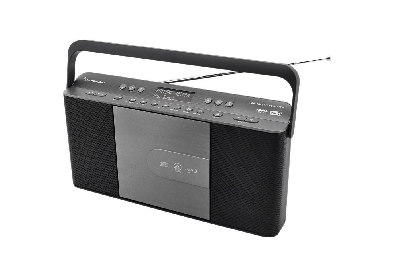 Soundmaster SOUNDMASTER DAB+/UKW Radio RCD1870SW, mit CD-Radiorecorder Soundmaster SOUNDMASTER DAB+/UKW Radio RCD1870SW, mit CD-Radiorecorder von Soundmaster