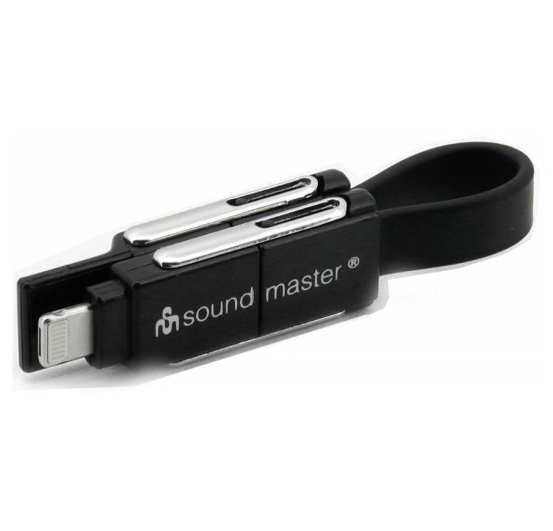 Soundmaster Soundmaster AD6SW 6in1 USB Adapterkabel mit Schlüsselanhänger Elektro-Kabel, USB, Kompaktes 6 in 1 Adapterkabel mit Schlüsselanhänger von Soundmaster