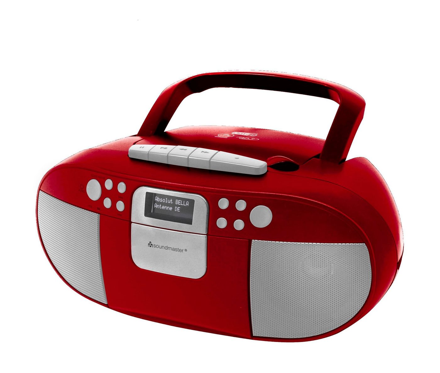 Soundmaster Soundmaster SCD7800 Radiorekorder mit CD, Kassettenspieler - Rot CD-Radiorecorder Soundmaster Soundmaster SCD7800 Radiorekorder mit CD, Kassettenspieler - Rot CD-Radiorecorder von Soundmaster