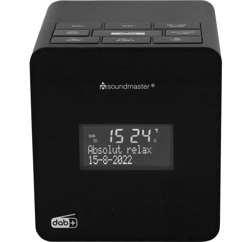 Soundmaster UR109SW - Heimradio - schwarz Radio (Digitalradio (DAB) von Soundmaster