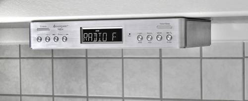 Soundmaster UR2045SI Küchenradio DAB+, UKW Bluetooth® Freisprechfunktion Silber von Soundmaster