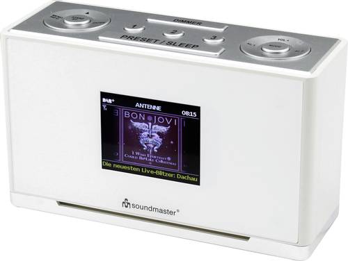 Soundmaster UR240WE Tischradio DAB+, UKW AUX Weiß von Soundmaster