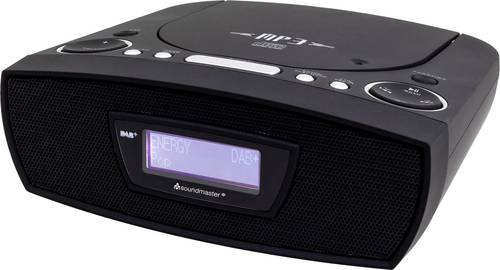 Soundmaster URD480SW Radiowecker UKW AUX, CD, USB Schwarz von Soundmaster