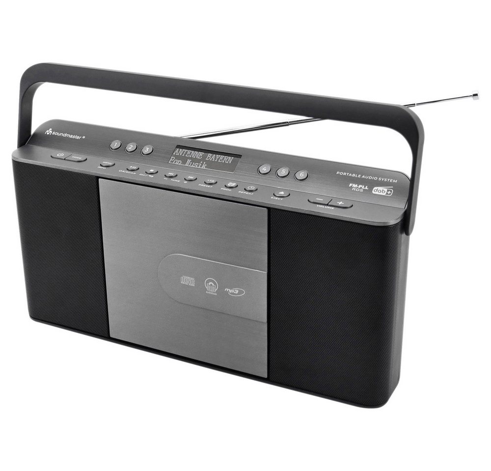 Soundmaster soundmaster RCD1870SW CD-Radio DAB+, UKW AUX, CD, DAB+, MP3, UKW Gra Radio Soundmaster soundmaster RCD1870SW CD-Radio DAB+, UKW AUX, CD, DAB+, MP3, UKW Gra Radio von Soundmaster