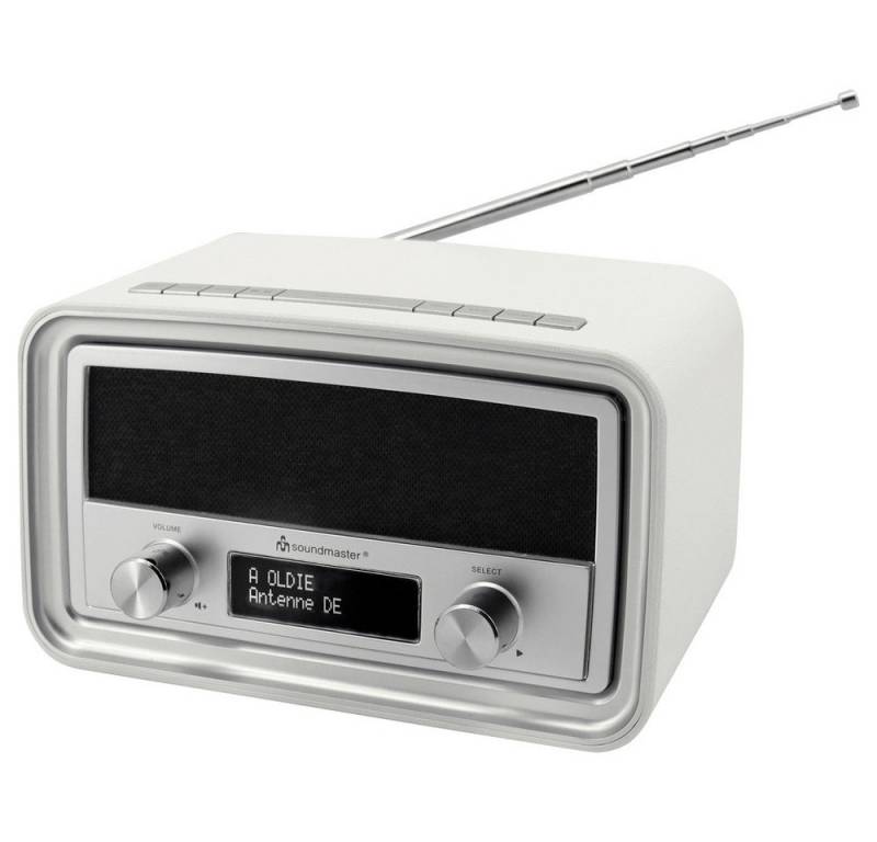 Soundmaster soundmaster UR190WE Tischradio DAB+, UKW DAB+, UKW Weiß Radio von Soundmaster