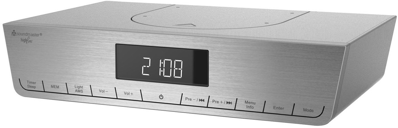 UR2016SI Küchenradio silber von Soundmaster