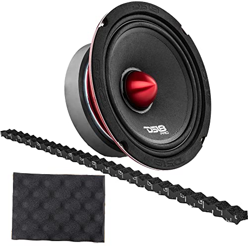 Soundskins Sound System Bundle DS 18 PRO-X6.4BM 16,5 cm Lautsprecher 500 W max/250 W RMS Mitteltöner Auto- oder LKW-Türlautsprecher mit gewelltem Schaumstoff, Schalldämpfungsringstreifen Soundskins Sound System Bundle DS 18 PRO-X6.4BM 16,5 cm Lautsprecher 500 W max/250 W RMS Mitteltöner Auto- oder LKW-Türlautsprecher mit gewelltem Schaumstoff, Schalldämpfungsringstreifen von Soundskins