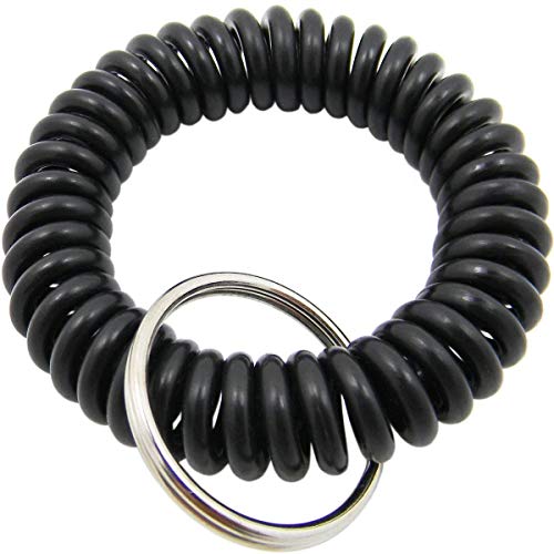 Sourcemall Spiralfeder-Armband, Schlüsselanhänger, Türnummernschild, Schließfach, Zahlenring, 25 Stück von Sourcemall