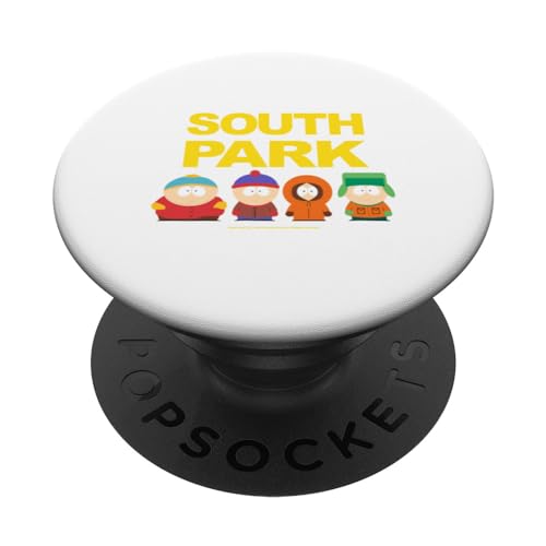 South Park Gang unter Logo PopSockets mit austauschbarem PopGrip von South Park