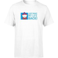 South Park I Just Want My Life Back Men's T-Shirt - White - L von South Park