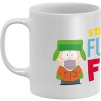 South Park Stay Back Six Feet White Mug von South Park