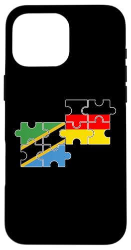 Tansania Deutschland Flagge Deutsch Tansanier Hülle für iPhone 16 Pro Max von Souvenir Tanzania Tansanische Tansania Geschenke