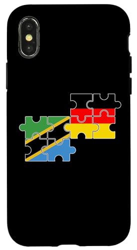 Tansania Deutschland Flagge Deutsch Tansanier Hülle für iPhone X/XS Tansania Deutschland Flagge Deutsch Tansanier Hülle für iPhone X/XS von Souvenir Tanzania Tansanische Tansania Geschenke