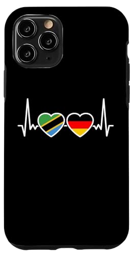 Tansania Deutschland Herzschlag Flagge Deutsch Tansanier Hülle für iPhone 11 Pro Tansania Deutschland Herzschlag Flagge Deutsch Tansanier Hülle für iPhone 11 Pro von Souvenir Tanzania Tansanische Tansania Geschenke