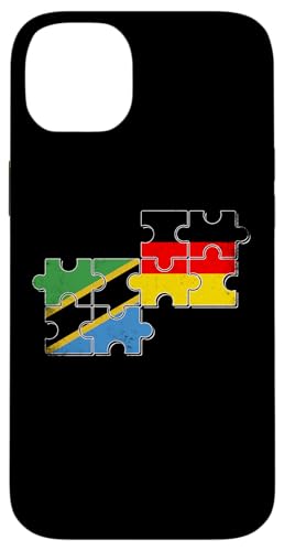 Tansania Deutschland Herzschlag Flagge Deutsch Tansanier Hülle für iPhone 14 Plus Tansania Deutschland Herzschlag Flagge Deutsch Tansanier Hülle für iPhone 14 Plus von Souvenir Tanzania Tansanische Tansania Geschenke