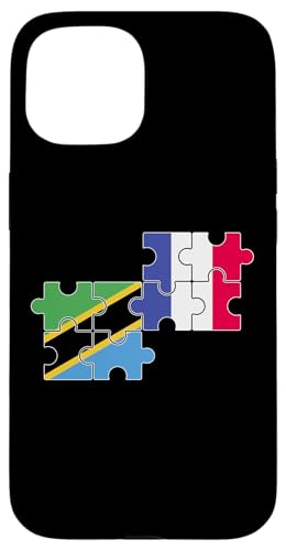 Tansania Frankreich Flagge Tansanier Hülle für iPhone 15 Tansania Frankreich Flagge Tansanier Hülle für iPhone 15 von Souvenir Tanzania Tansanische Tansania Geschenke