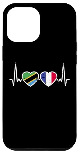 Tansania Frankreich Herzschlag Flagge Tansanier Hülle für iPhone 12 Pro Max Tansania Frankreich Herzschlag Flagge Tansanier Hülle für iPhone 12 Pro Max von Souvenir Tanzania Tansanische Tansania Geschenke
