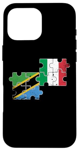 Tansania Italien Flagge Italienischer Tansanier Hülle für iPhone 16 Pro Max Tansania Italien Flagge Italienischer Tansanier Hülle für iPhone 16 Pro Max von Souvenir Tanzania Tansanische Tansania Geschenke