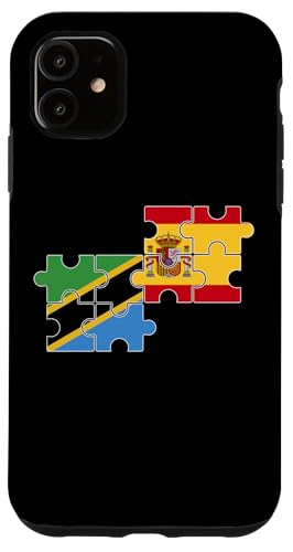 Tansania Spanien Flagge Spanischer Tansanier Hülle für iPhone 11 Tansania Spanien Flagge Spanischer Tansanier Hülle für iPhone 11 von Souvenir Tanzania Tansanische Tansania Geschenke