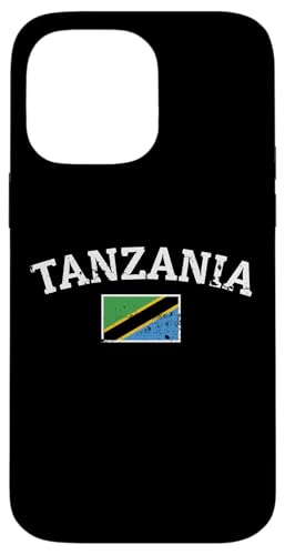 Tansania Vintage Tansanische Flagge Tansanier Hülle für iPhone 14 Pro Max von Souvenir Tanzania Tansanische Tansania Geschenke