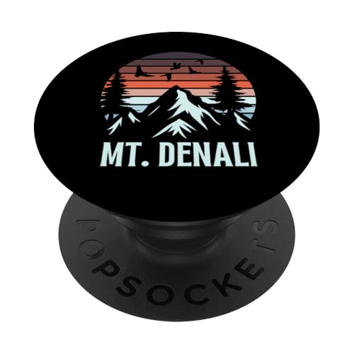 Mount Denali Souvenir / Mt. Denali PopSockets Klebender PopGrip Mount Denali Souvenir / Mt. Denali PopSockets Klebender PopGrip von Souvenirladen Mount Denali
