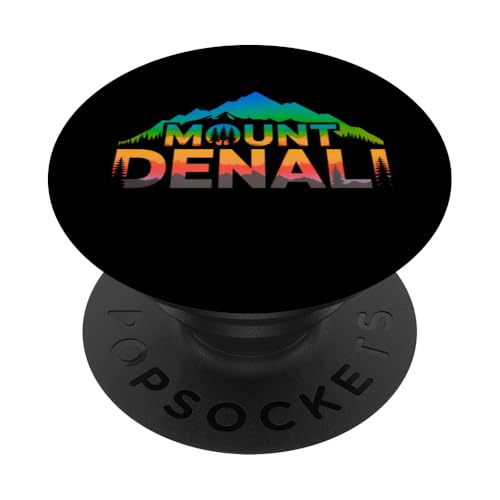 Mount Denali Souvenir / Mt. Denali PopSockets Klebender PopGrip Mount Denali Souvenir / Mt. Denali PopSockets Klebender PopGrip von Souvenirladen Mount Denali