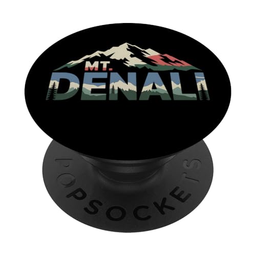 Mount Denali Souvenir / Mt. Denali PopSockets Klebender PopGrip Mount Denali Souvenir / Mt. Denali PopSockets Klebender PopGrip von Souvenirladen Mount Denali