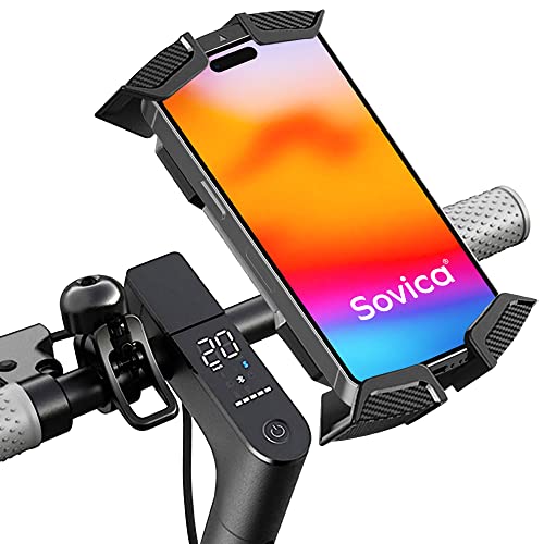 E Scooter handyhalterung universell Kompatibel mit E Scooter Aller Marken gültig für Smartphones bis 7,5" Bildschirm Roller handyhalterung Roller Scooter handyhalter E Scooter handyhalterung universell Kompatibel mit E Scooter Aller Marken gültig für Smartphones bis 7,5" Bildschirm Roller handyhalterung Roller Scooter handyhalter von Sovica