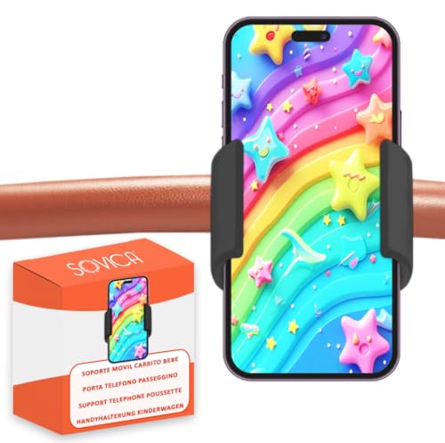 Handyhalterung Kinderwagen universell passend für Smartphones bis zu 7,6" Bildschirmgröße Kinderwagen handyhalterung Handy Halterung Kinderwagen schwarz Handyhalterung Kinderwagen universell passend für Smartphones bis zu 7,6" Bildschirmgröße Kinderwagen handyhalterung Handy Halterung Kinderwagen schwarz von Sovica
