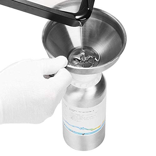 Sovol Resin Filter und Edelstahl Trichter Wiederverwendbar zum Gießen Harz in die Harzflasche für SLA/DLP/LCD Resin 3D Drucker von Sovol