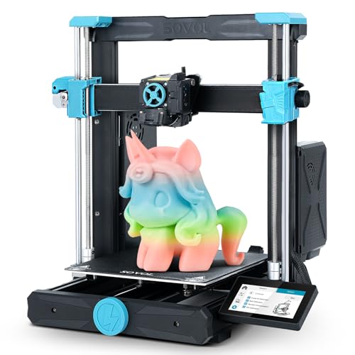 Sovol SV06 ACE 3D-Drucker Open Source, 600 mm/s max. Hochgeschwindigkeit, vollautomatische Nivellierung, mit Kamera, Planeten-Doppelgetriebe-Direktantrieb, Druckgröße 8,66 x 8,66 x 9,84 Zoll von Sovol
