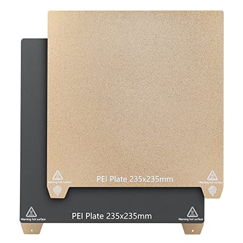 Sovol Upgrade PEI Druckplatte Doppelseitige PEI/PC Sheet 235x235mm Magnetische Druckbettplatte für Creality Ender3/Ender 3 Pro/Ender 3 V2/Ender 3 S1 Pro/Ender 3 Neo/Voxelab Aquila 3D Drucker von Sovol