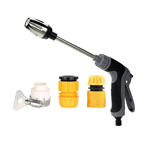 Waterblitz Hochdruckreiniger, Water Blitz High Pressure, Hochdruckwasserpistolen Schlauchdüse, mit 360° drehbar für drei Sprühmodi für 1/2“ Rohr (1set) von Sovtay