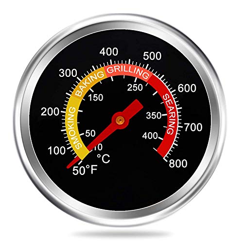 Soymilk Grill Thermometer Raucher Temperatur Anzeige Kohle Grill Grube Raucher Thermometer WäRme Anzeige für Fleisch Kochen von Soymilk