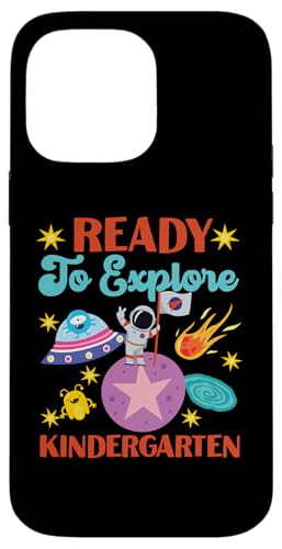 Bereit zum Erkunden des Kindergartens für Kinder Hülle für iPhone 14 Pro Max von Space Astronaut And Mars Space Travel Designs