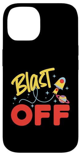 Blast Off Rocket für Mädchen und Jungen Hülle für iPhone 14 von Space Astronaut And Mars Space Travel Designs