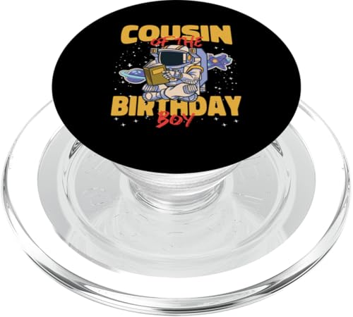 Cousin des Geburtstags Junge Astronaut PopSockets PopGrip für MagSafe Cousin des Geburtstags Junge Astronaut PopSockets PopGrip für MagSafe von Space Astronaut And Mars Space Travel Designs