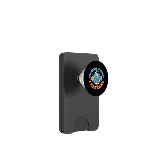 Die Erde ist rund, ich habe den Weltraum und die Erde überprüft PopSockets PopWallet für MagSafe Die Erde ist rund, ich habe den Weltraum und die Erde überprüft PopSockets PopWallet für MagSafe von Space Astronaut And Mars Space Travel Designs