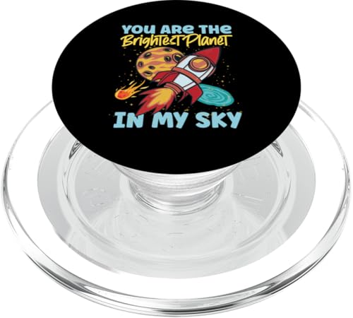 Du bist der hellste Planet in meinem Himmel Rakete und Mond PopSockets PopGrip für MagSafe Du bist der hellste Planet in meinem Himmel Rakete und Mond PopSockets PopGrip für MagSafe von Space Astronaut And Mars Space Travel Designs