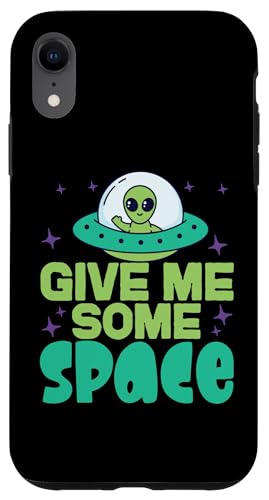 Gib mir etwas Space Alien in UFO Hülle für iPhone XR Gib mir etwas Space Alien in UFO Hülle für iPhone XR von Space Astronaut And Mars Space Travel Designs