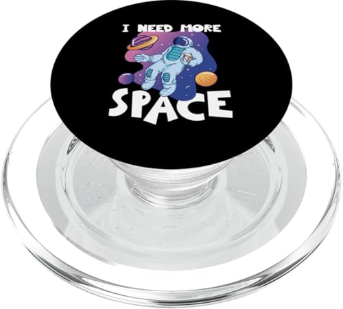 Ich brauche mehr Weltraumastronauten im Universum PopSockets PopGrip für MagSafe Ich brauche mehr Weltraumastronauten im Universum PopSockets PopGrip für MagSafe von Space Astronaut And Mars Space Travel Designs