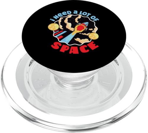 Ich brauche viel Weltraumrakete im Weltraum PopSockets PopGrip für MagSafe von Space Astronaut And Mars Space Travel Designs