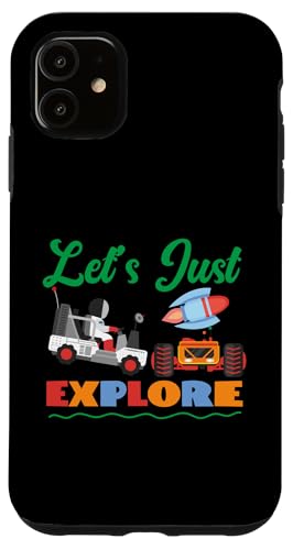 Lass uns einfach Mondfahrzeuge erkunden Hülle für iPhone 11 von Space Astronaut And Mars Space Travel Designs