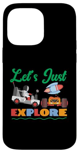 Lass uns einfach Mondfahrzeuge erkunden Hülle für iPhone 14 Pro Max von Space Astronaut And Mars Space Travel Designs