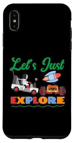 Lass uns einfach Mondfahrzeuge erkunden Hülle für iPhone XS Max von Space Astronaut And Mars Space Travel Designs