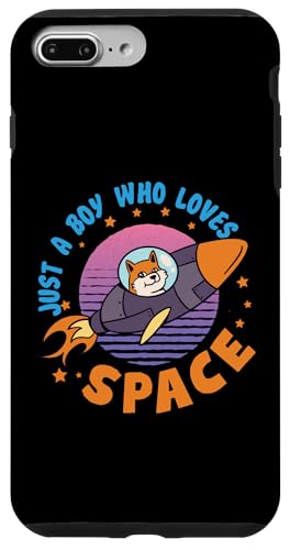 Nur ein Junge, der Space Dog in Rocket liebt Hülle für iPhone 7 Plus/8 Plus Nur ein Junge, der Space Dog in Rocket liebt Hülle für iPhone 7 Plus/8 Plus von Space Astronaut And Mars Space Travel Designs