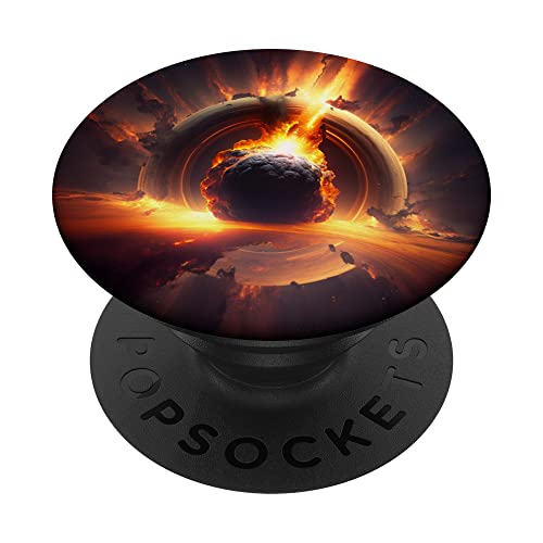 Explosion vom Planeten Mars im Weltraum, Space Galaxy PopSockets Klebender PopGrip Explosion vom Planeten Mars im Weltraum, Space Galaxy PopSockets Klebender PopGrip von Space Astronauts Designs In Galaxy And Star System