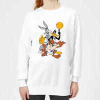 Space Jam Gruppe Shot Damen Pullover - Weiß - L von Space Jam