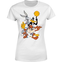 Space Jam Gruppe Shot Damen T-Shirt - Weiß - L von Space Jam