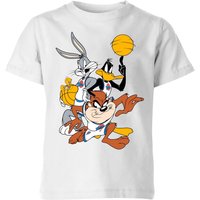 Space Jam Gruppe Shot Kinder T-Shirt - Weiß - 11-12 Jahre von Space Jam